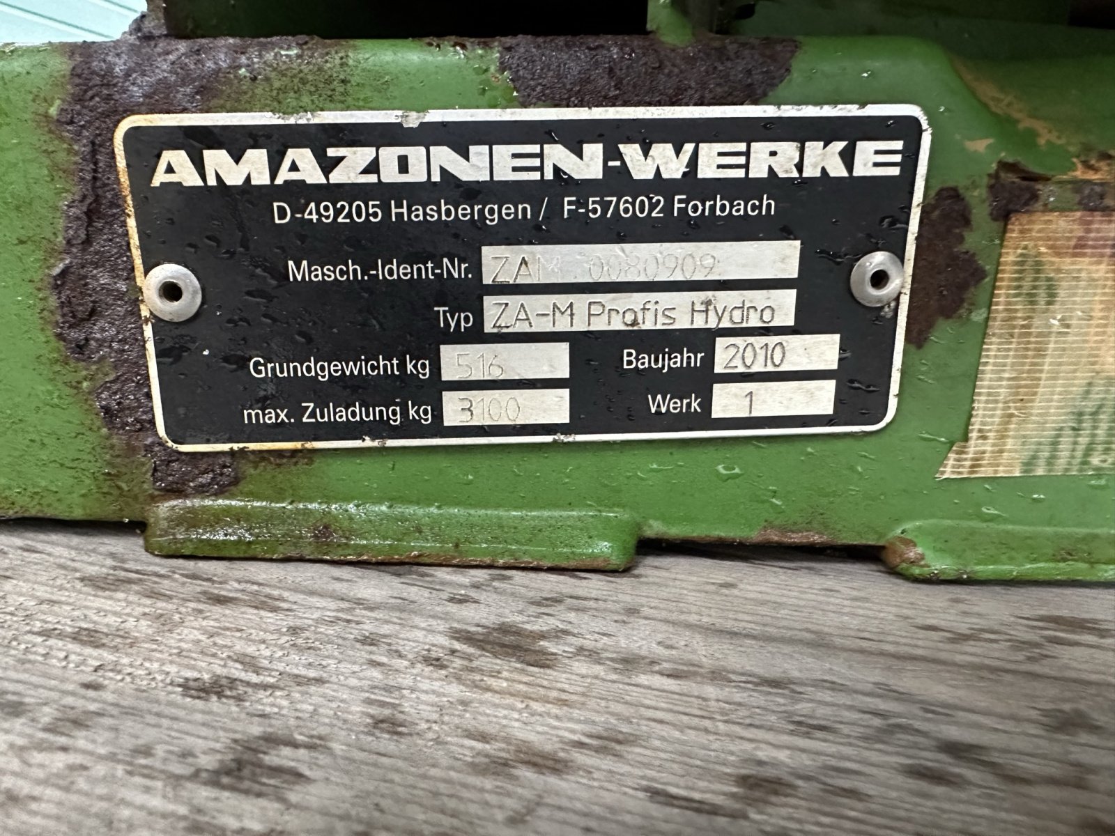 Düngerstreuer a típus Amazone ZA-M 1501 (2501) Profis Hydro inkl. Amatron+ *2500 Liter, Gebrauchtmaschine ekkor: Wagenfeld (Kép 8)