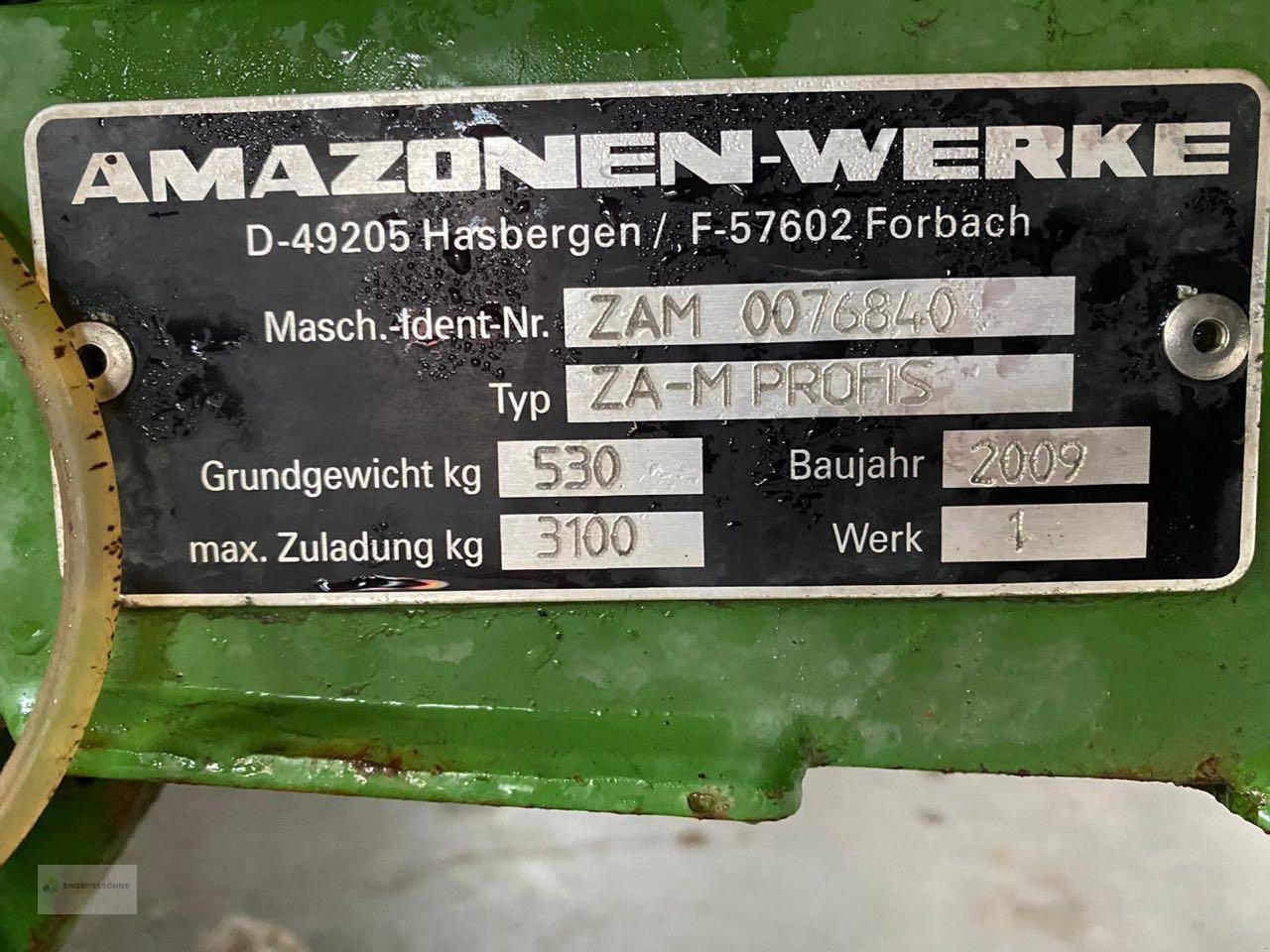 Düngerstreuer des Typs Amazone ZA-M 1501 Profis-Tro, Gebrauchtmaschine in Uelsen (Bild 7)