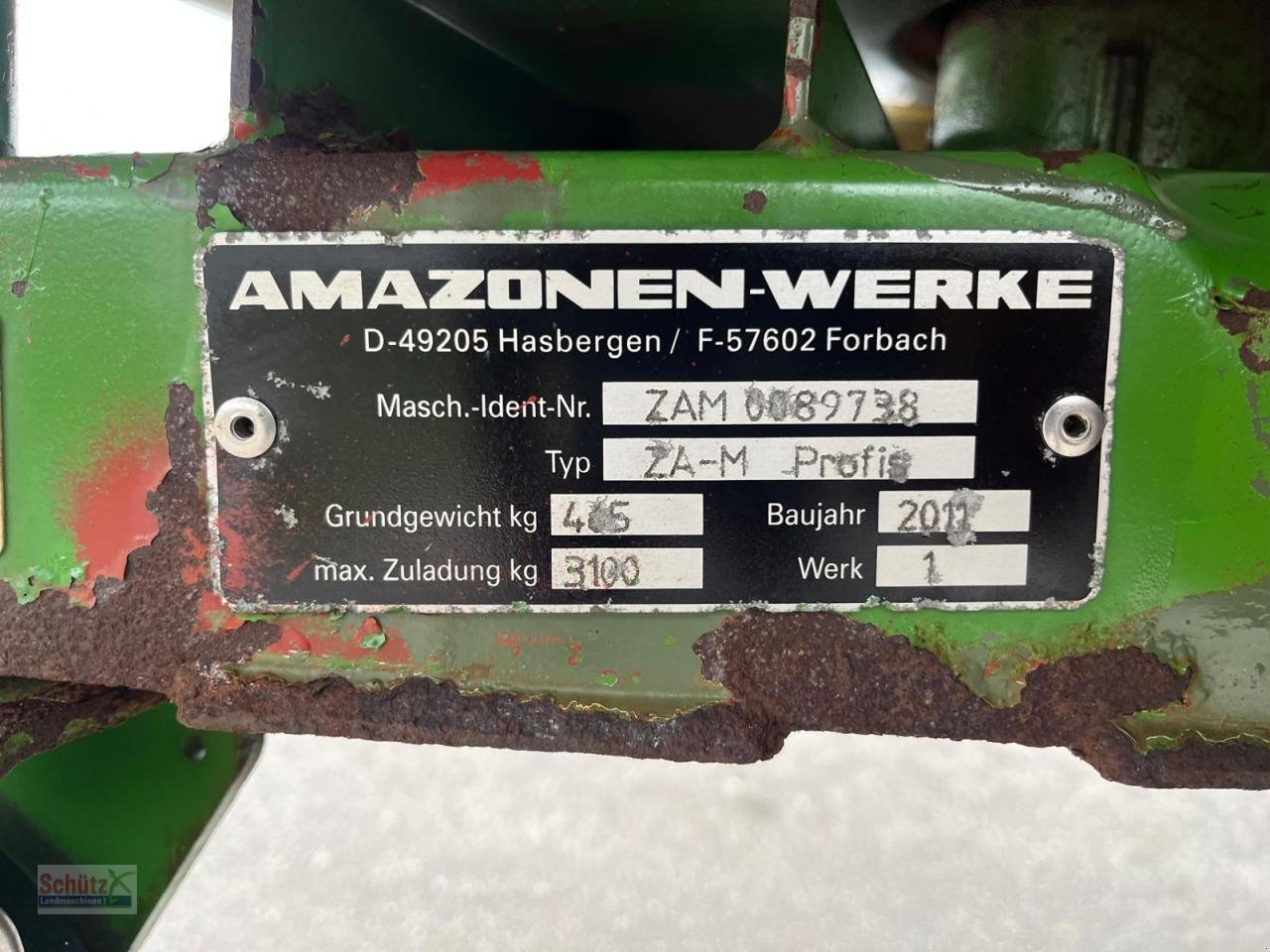 Düngerstreuer des Typs Amazone ZA-M 1501 Profis, Wiegestreuer, 2500 Liter, Gebrauchtmaschine in Schierling (Bild 15)