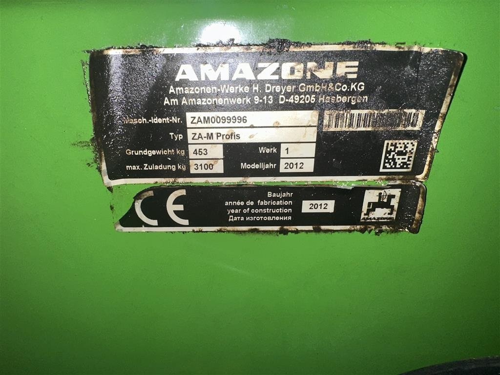 Düngerstreuer des Typs Amazone ZA-M 2501 Profis, Gebrauchtmaschine in Roskilde (Bild 2)