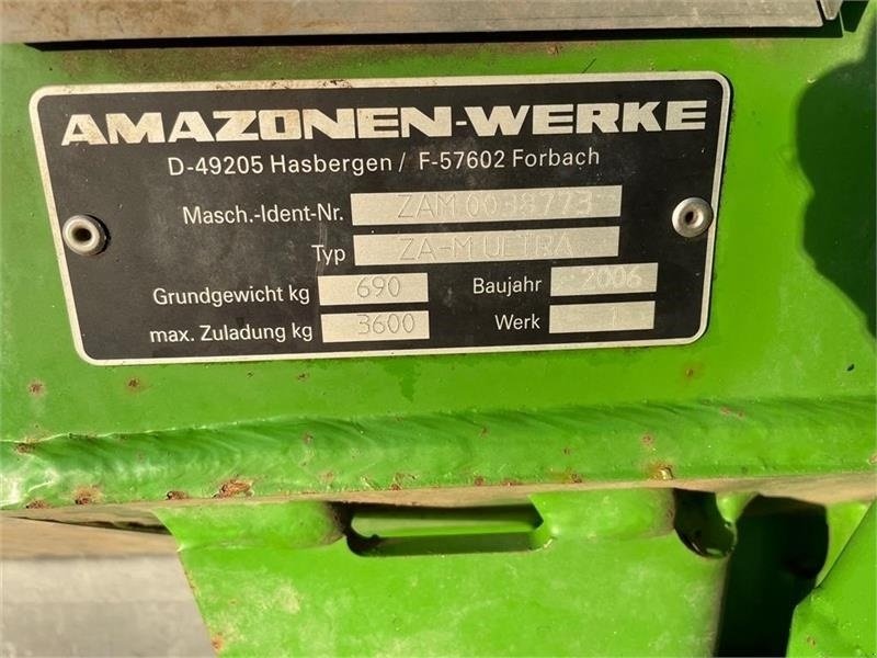 Düngerstreuer typu Amazone ZA-M 3000 Amatron 3000, Gebrauchtmaschine v Vinderup (Obrázek 5)