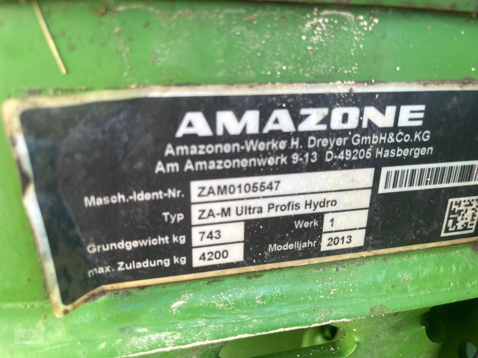 Düngerstreuer typu Amazone ZA-M-4200 Ultra Profis Hydro, Gebrauchtmaschine v Bad Leonfelden (Obrázek 5)