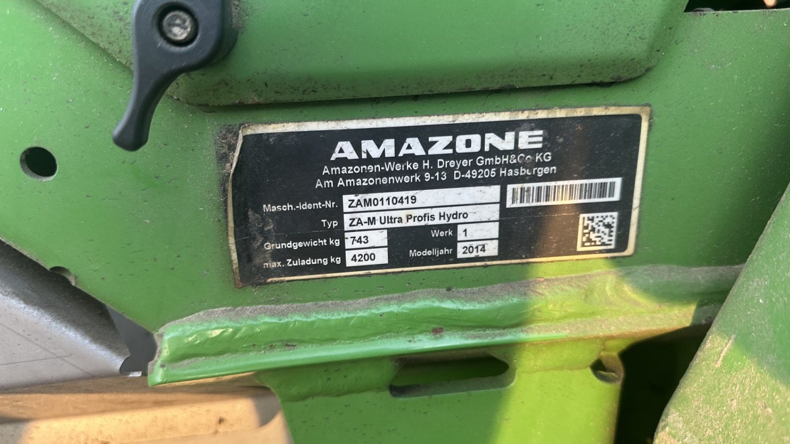 Düngerstreuer des Typs Amazone ZA-M Profis Hydro. GPS forberedt., Gebrauchtmaschine in øster ulslev (Bild 9)