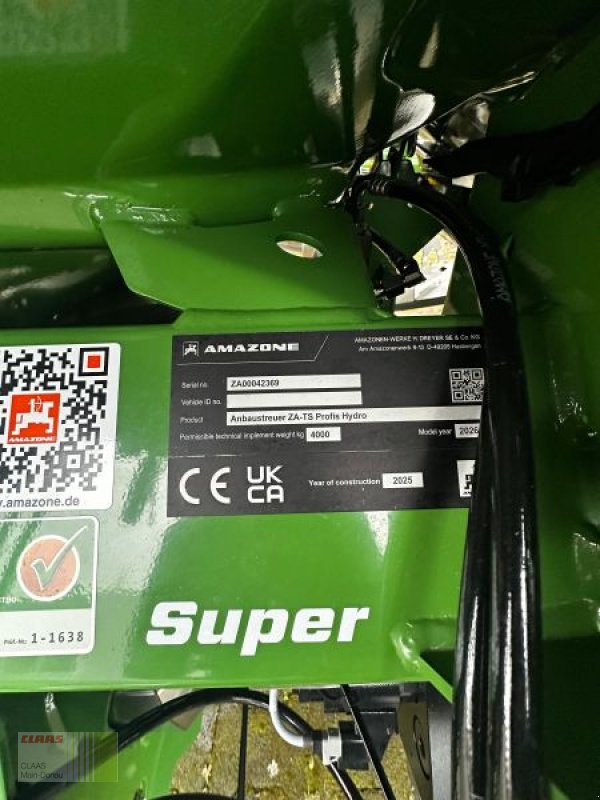 Düngerstreuer tip Amazone ZA-TS 3200 HYDRO Frühbezug 26, Neumaschine in Werneck (Poză 5)