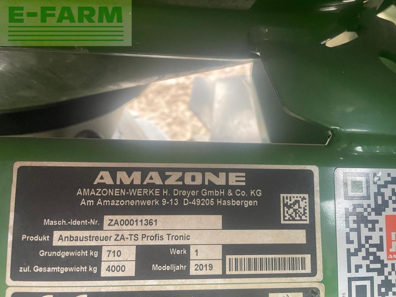 Düngerstreuer typu Amazone ZA-TS 3200, Gebrauchtmaschine v ELEJA (Obrázek 7)