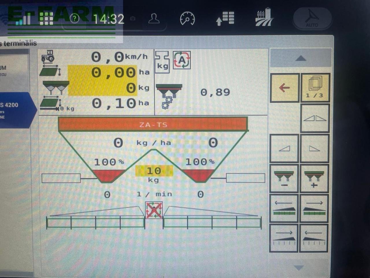 Düngerstreuer typu Amazone ZA-TS 3200, Gebrauchtmaschine v ELEJA (Obrázek 8)
