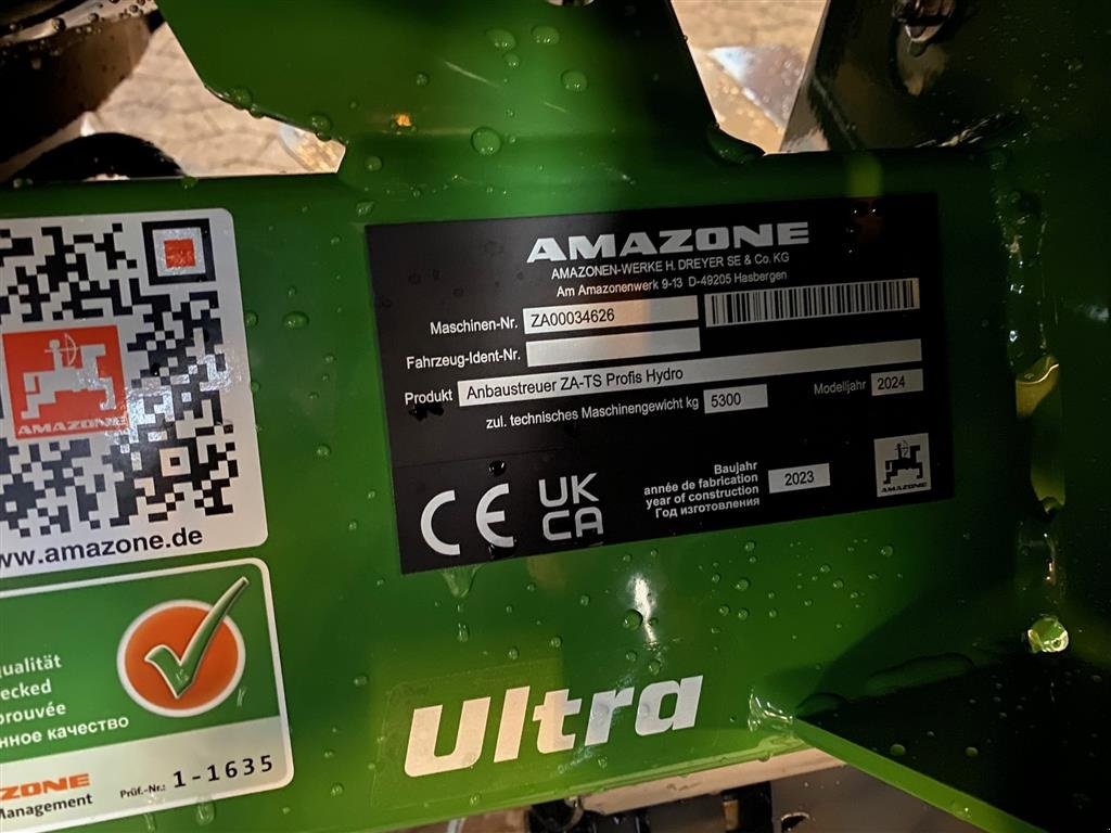 Düngerstreuer des Typs Amazone ZA-TS 4200 Hydro, Gebrauchtmaschine in Kjellerup (Bild 6)