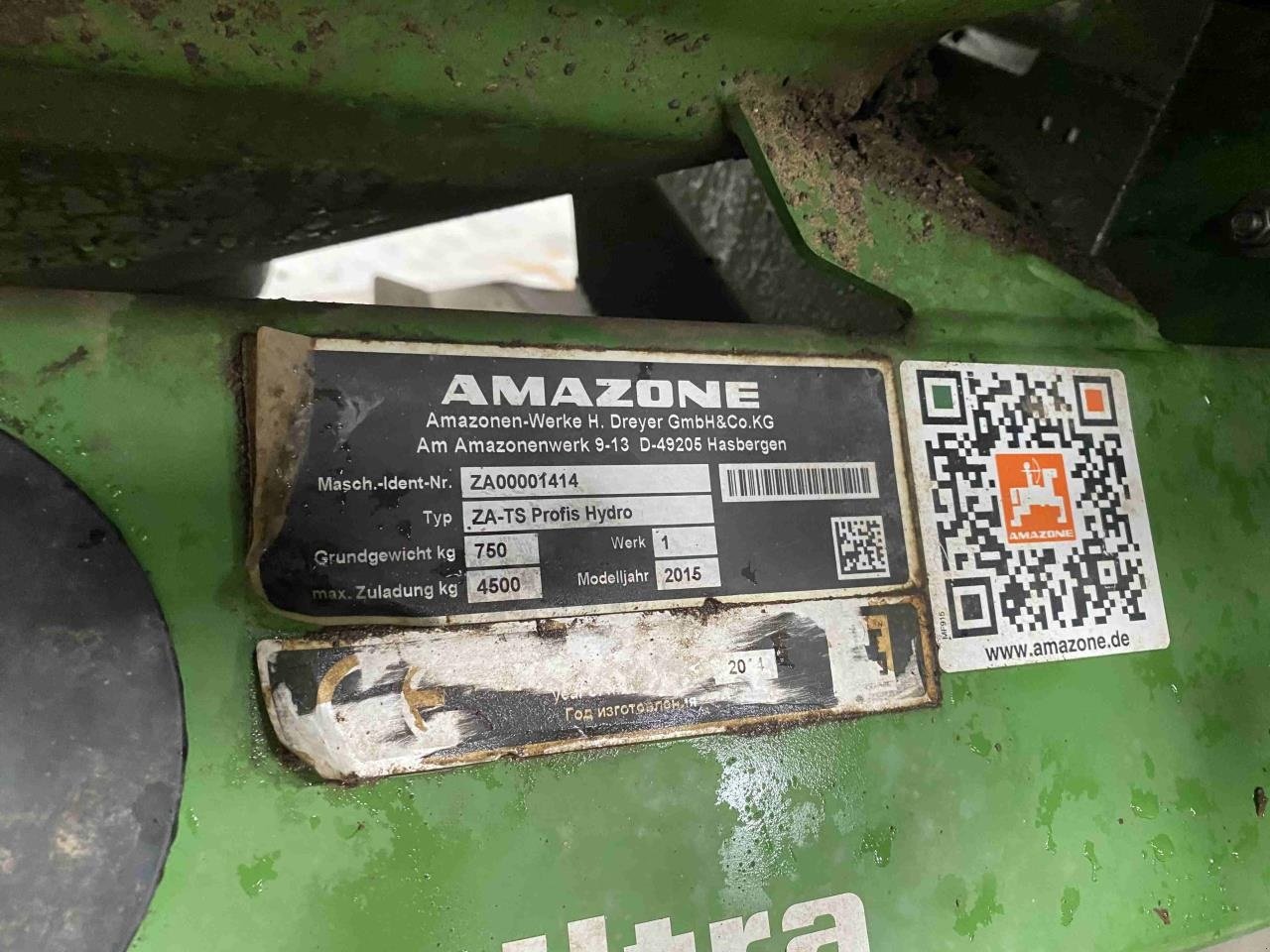 Düngerstreuer Türe ait Amazone ZA-TS 4200 HYDRO, Gebrauchtmaschine içinde Maribo (resim 5)