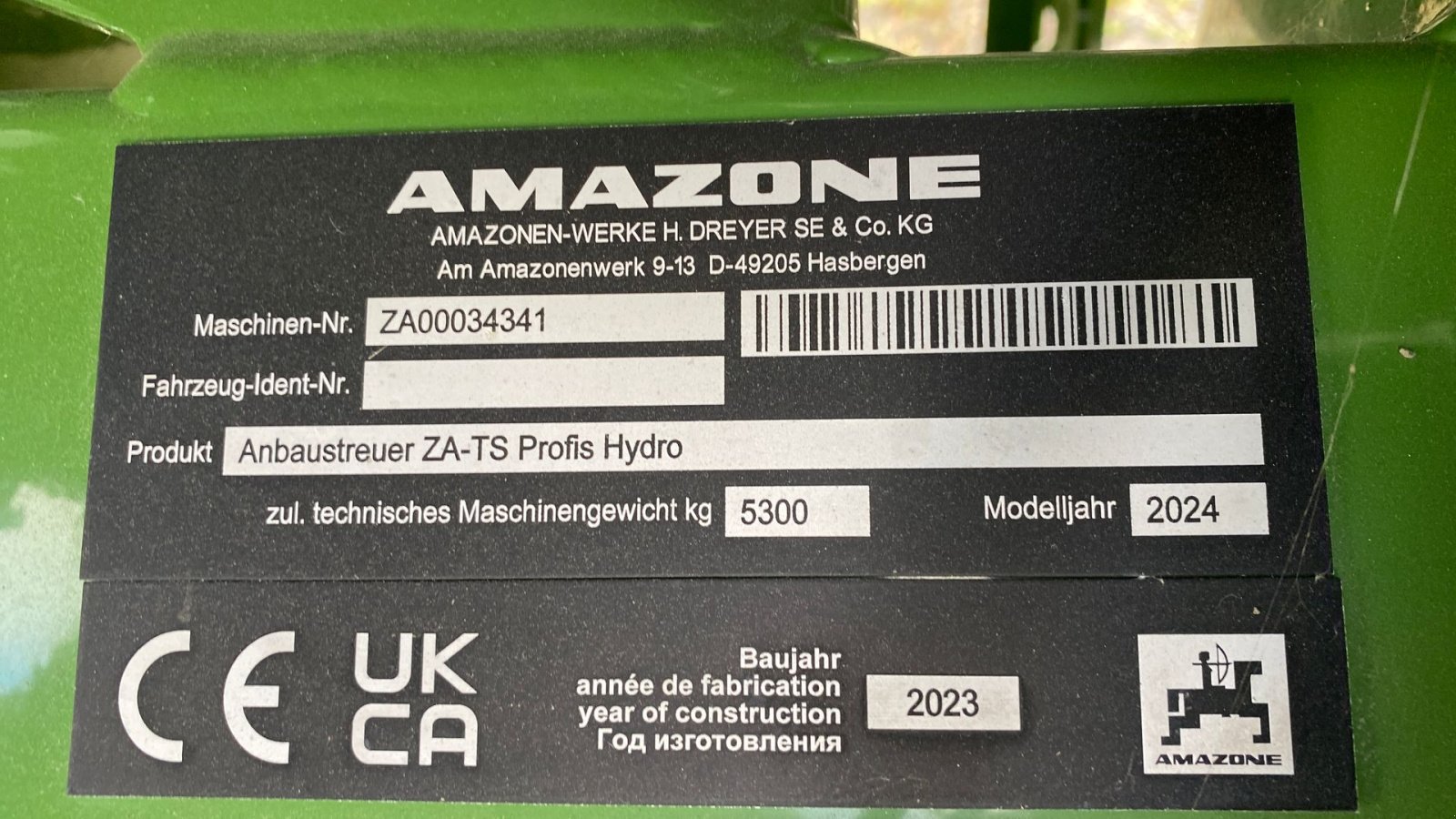 Düngerstreuer del tipo Amazone ZA-TS 4200 Hydro, Gebrauchtmaschine en Roskilde (Imagen 10)