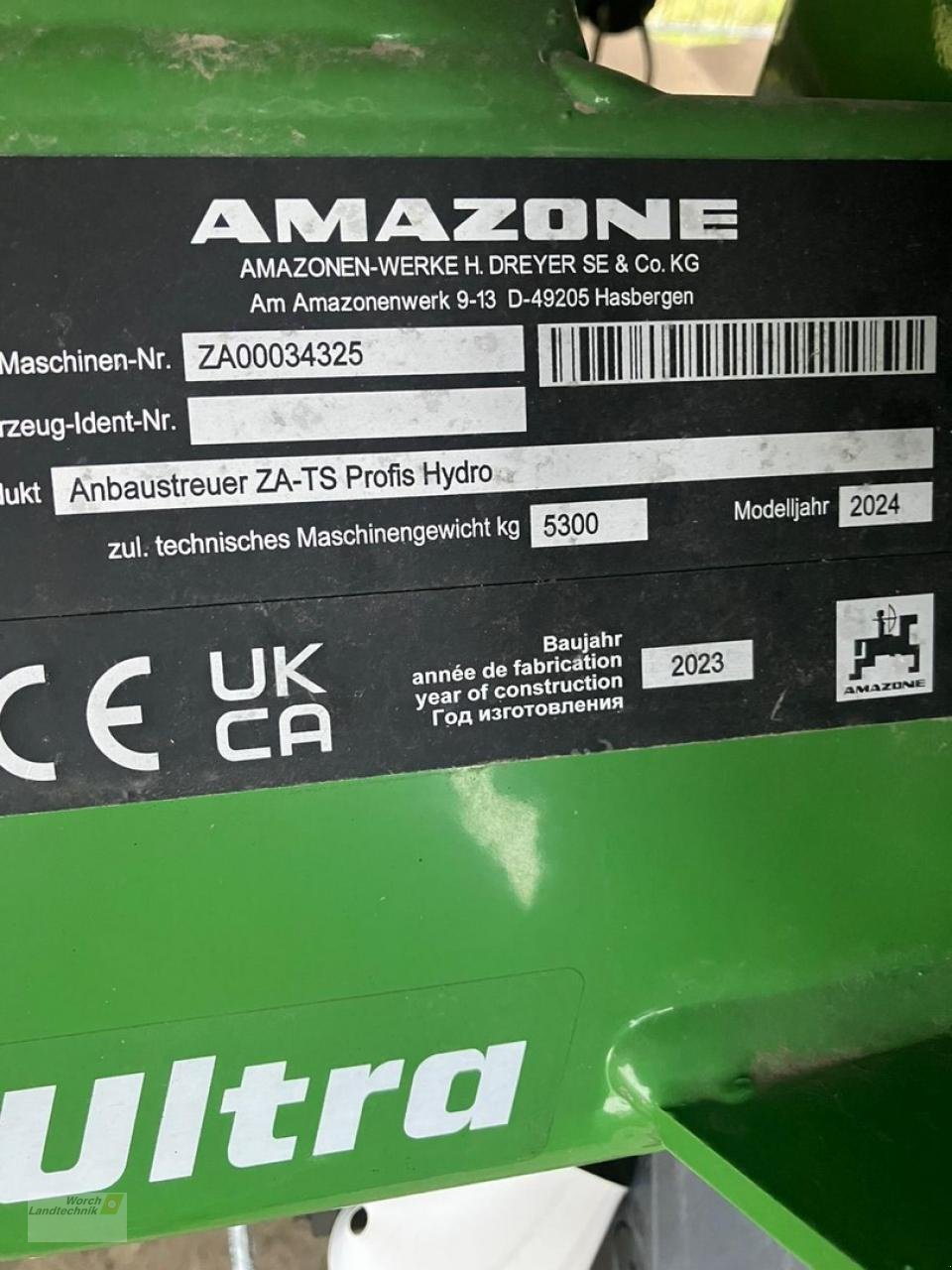 Düngerstreuer del tipo Amazone ZA-TS 4200 Ultra Profis, Neumaschine In Schora (Immagine 10)