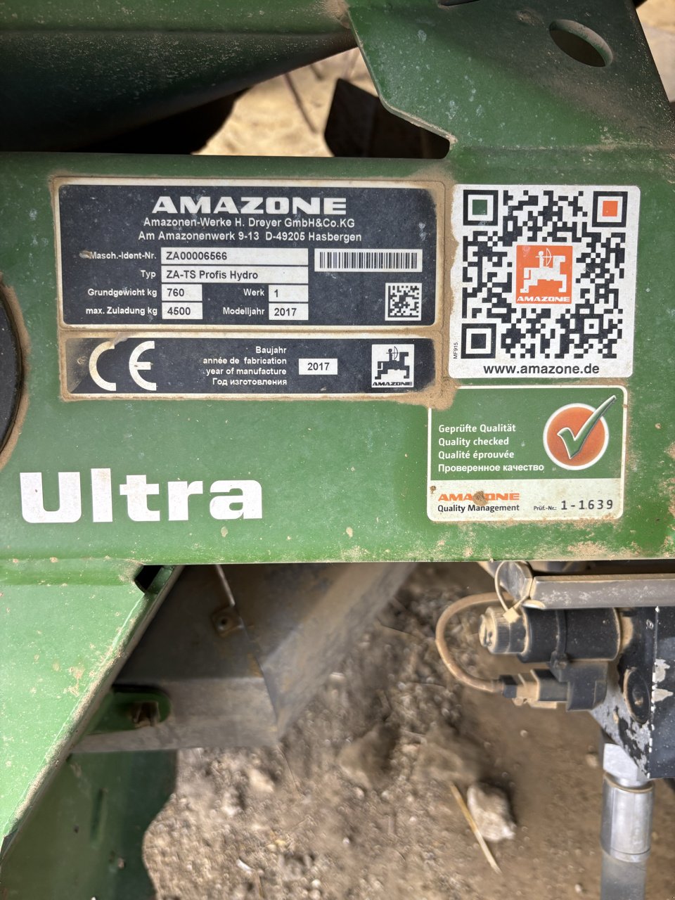 Düngerstreuer of the type Amazone ZA TS 4200, Gebrauchtmaschine in VERT TOULON (Picture 5)