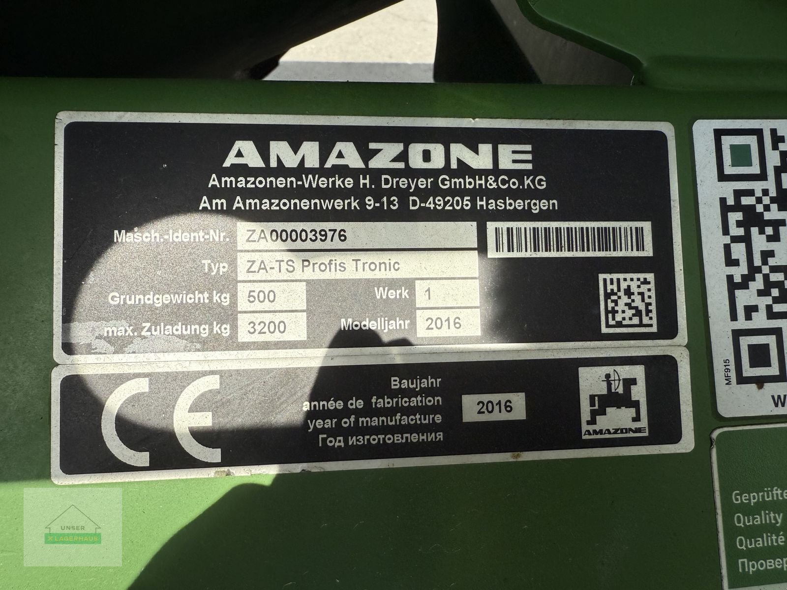 Düngerstreuer of the type Amazone ZA-TS Profis Tronic, Gebrauchtmaschine in Feldbach (Picture 9)