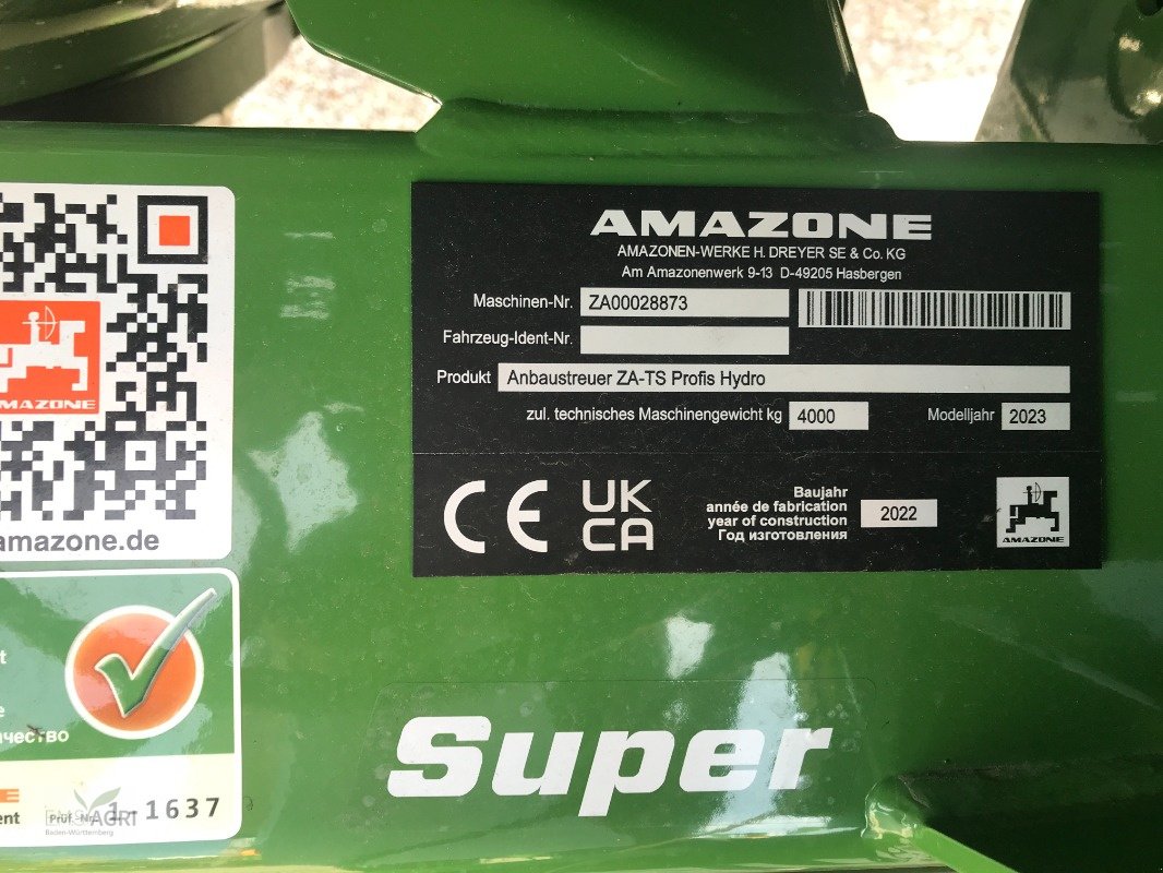 Düngerstreuer des Typs Amazone ZA-TS SUPER, Neumaschine in Vöhringen (Bild 2)