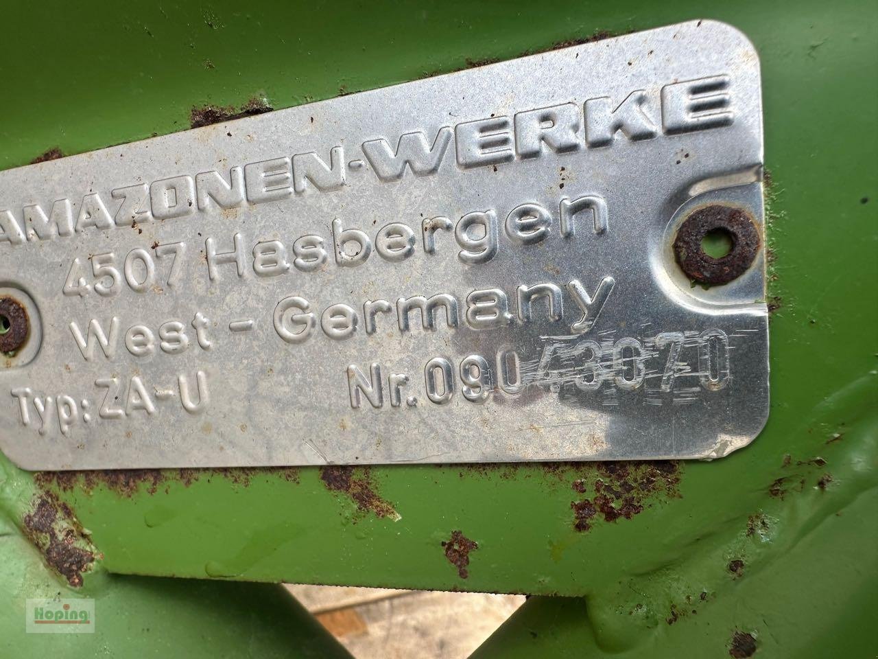 Düngerstreuer типа Amazone ZA-U 1001, Gebrauchtmaschine в Bakum (Фотография 9)