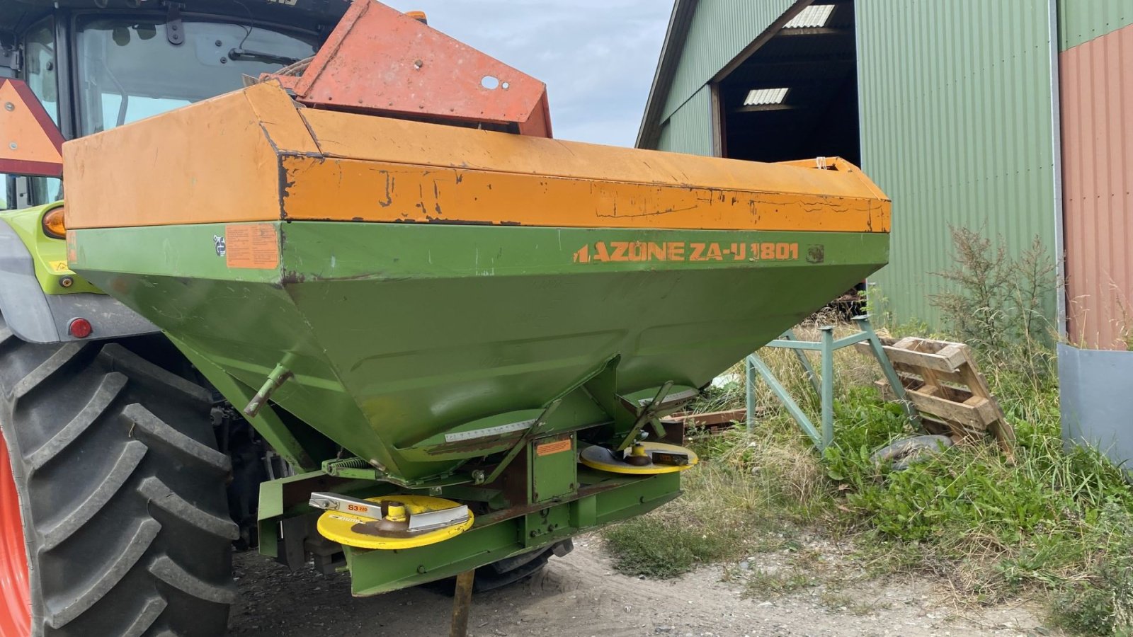 Düngerstreuer typu Amazone ZA-U 1801 gødningsspreder, Gebrauchtmaschine w øster ulslev (Zdjęcie 2)