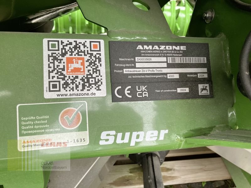 Düngerstreuer tipa Amazone ZA-V 2200 SUPER PROFIS TRONIC, Neumaschine u Hollfeld (Slika 11)