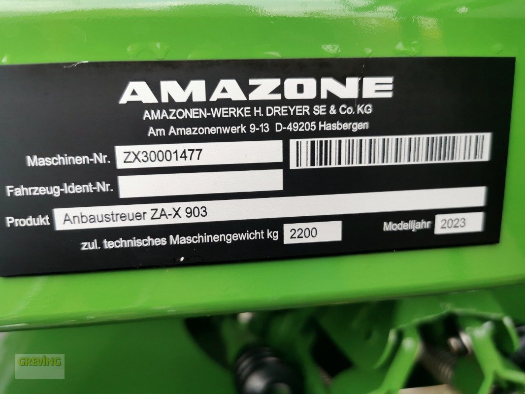 Düngerstreuer des Typs Amazone ZA-X 903, Neumaschine in Greven (Bild 15)