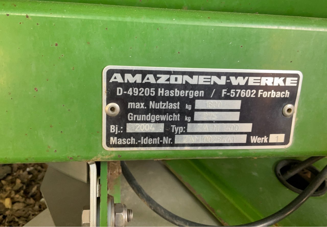 Düngerstreuer typu Amazone ZA.M 1400, Gebrauchtmaschine v MORLHON LE HAUT (Obrázek 8)