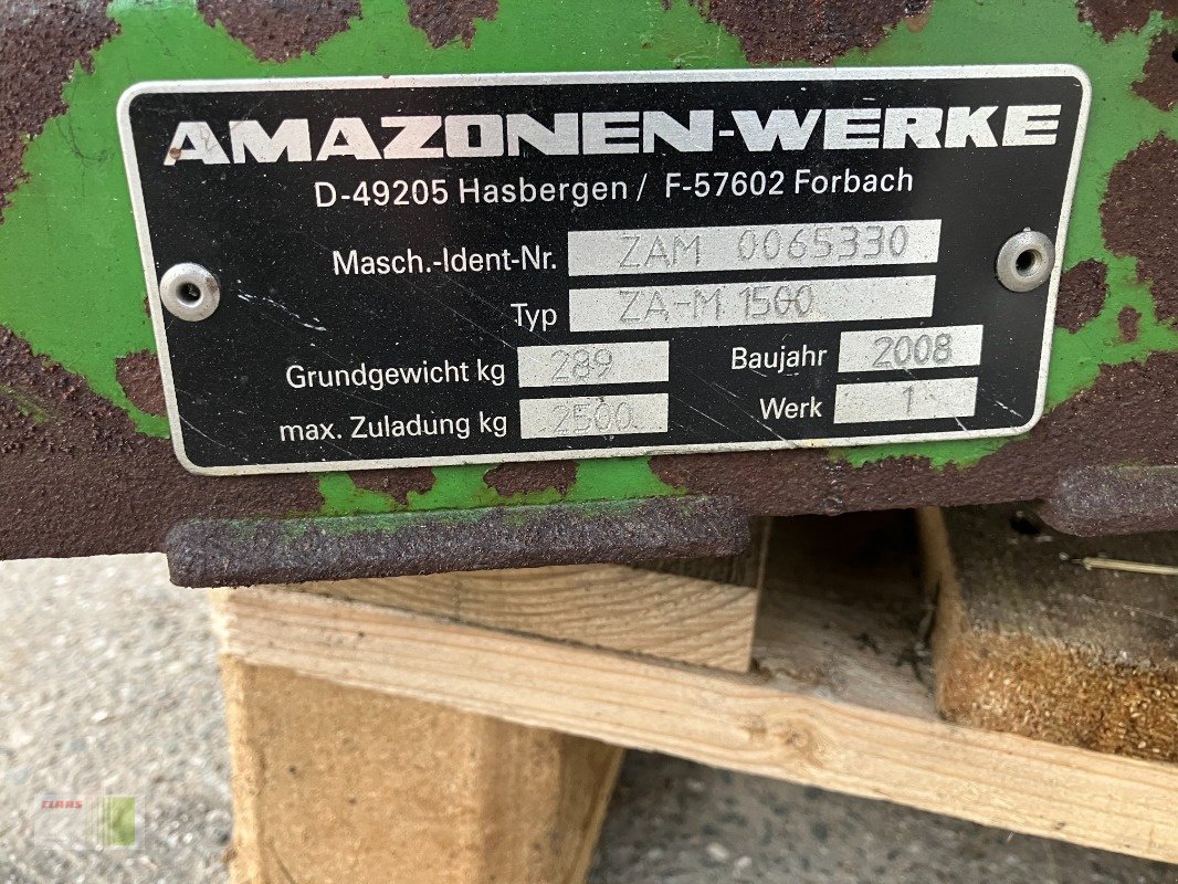 Düngerstreuer des Typs Amazone ZAM 1500, Gebrauchtmaschine in Sörup (Bild 6)