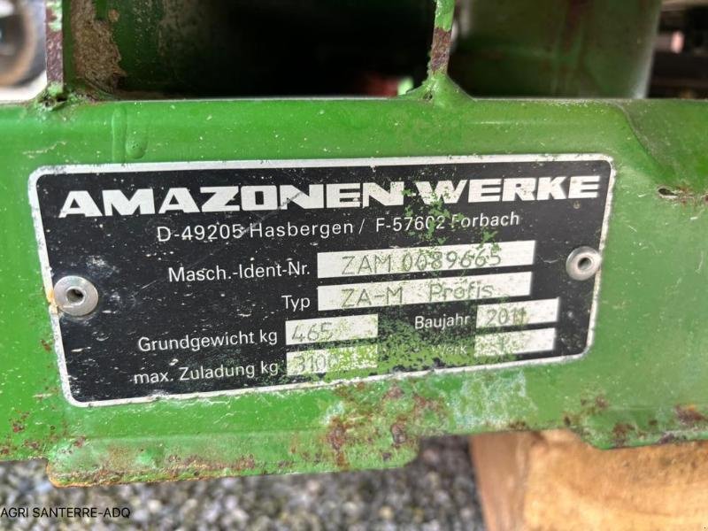Düngerstreuer typu Amazone ZAM 3001 PROFIS, Gebrauchtmaschine w ROYE (Zdjęcie 8)