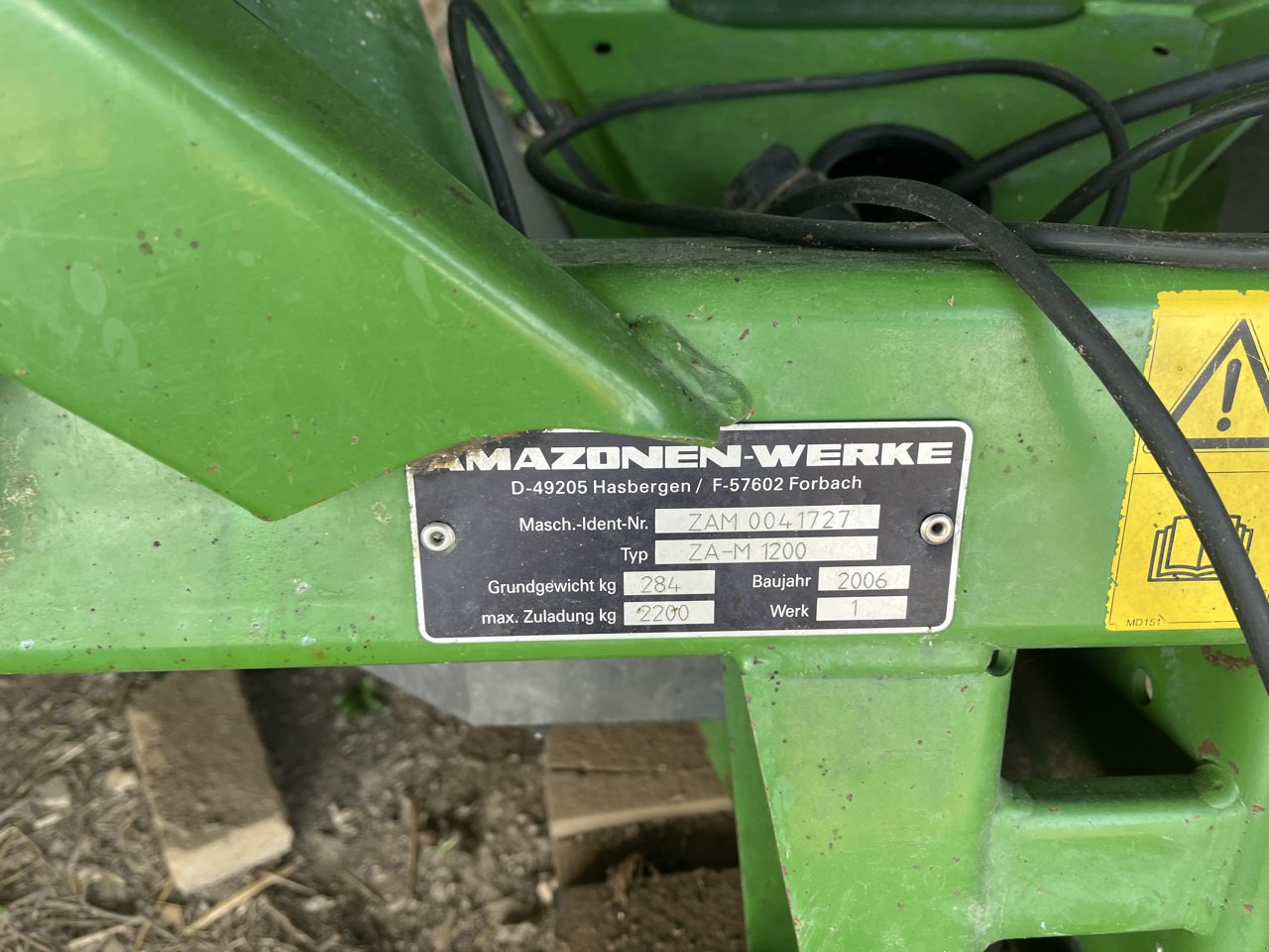 Düngerstreuer des Typs Amazone Zam fortix, Gebrauchtmaschine in VERT TOULON (Bild 10)