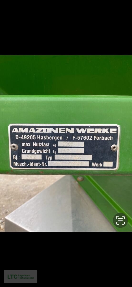 Düngerstreuer typu Amazone zam Novi-s, Gebrauchtmaschine v Eggendorf (Obrázek 3)