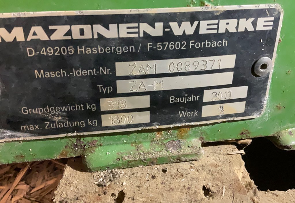 Düngerstreuer des Typs Amazone ZA.M Pretix 1501, Gebrauchtmaschine in MORLHON LE HAUT (Bild 8)