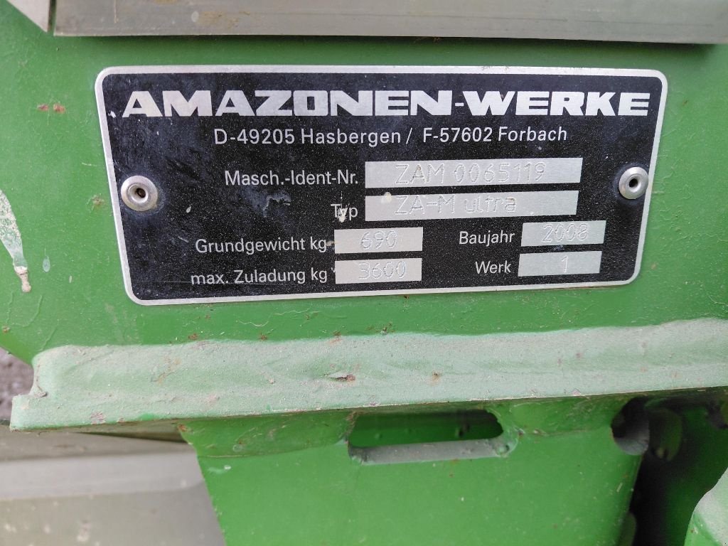 Düngerstreuer del tipo Amazone ZAM ULTRA 3600, Gebrauchtmaschine en BRAS SUR MEUSE (Imagen 4)