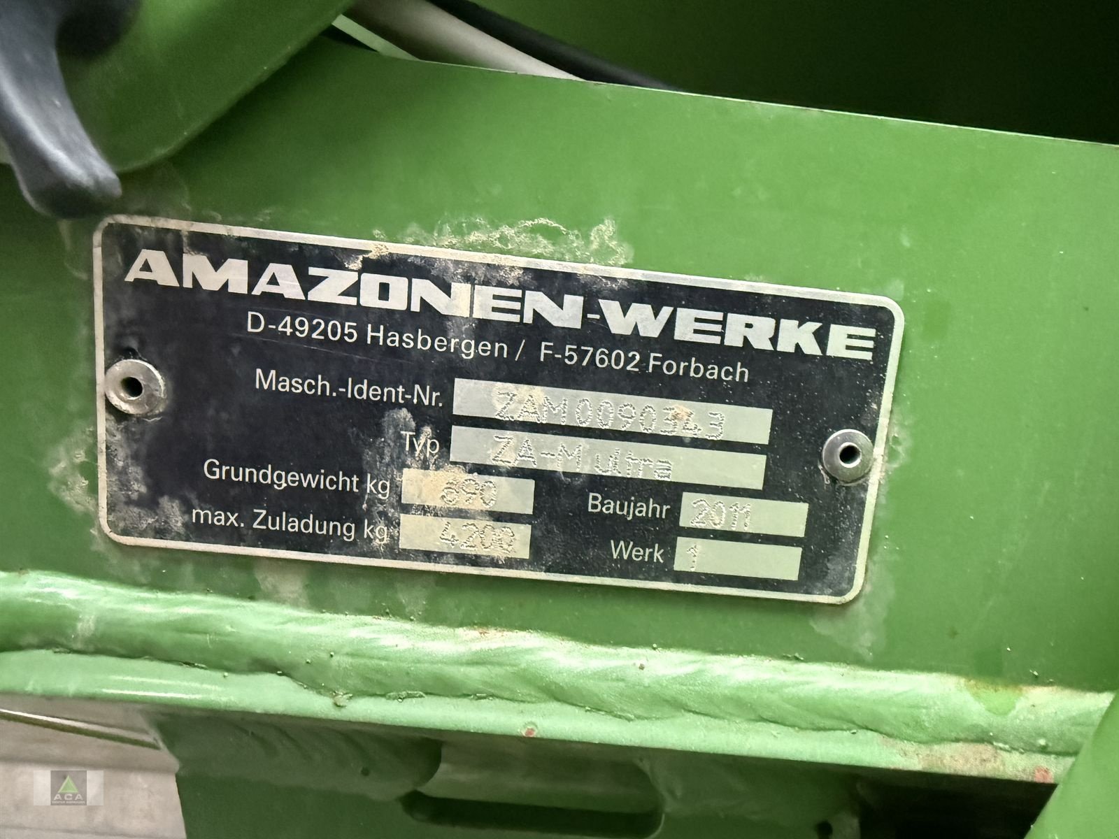 Düngerstreuer tip Amazone ZAM Ultra 4200, Gebrauchtmaschine in Markt Hartmannsdorf (Poză 12)