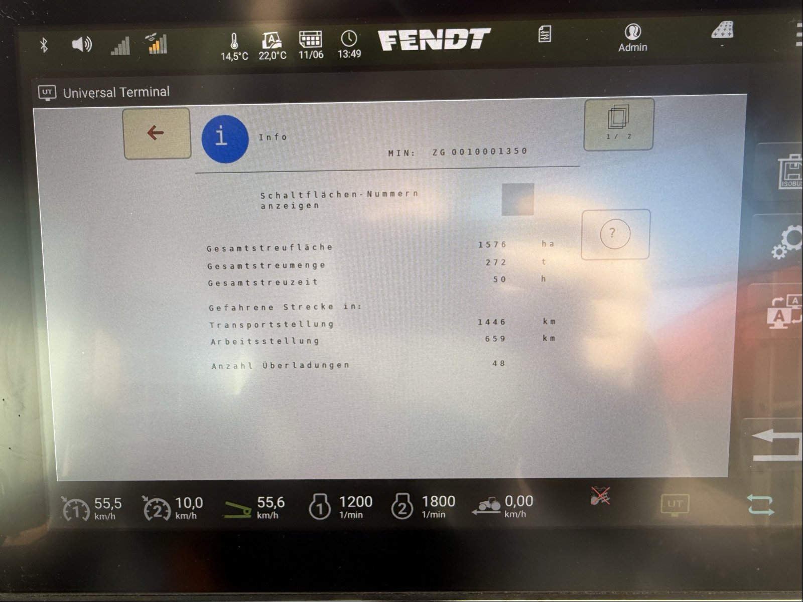 Düngerstreuer des Typs Amazone ZG-TS 10001 ProfisPro, Gebrauchtmaschine in Bützow (Bild 11)