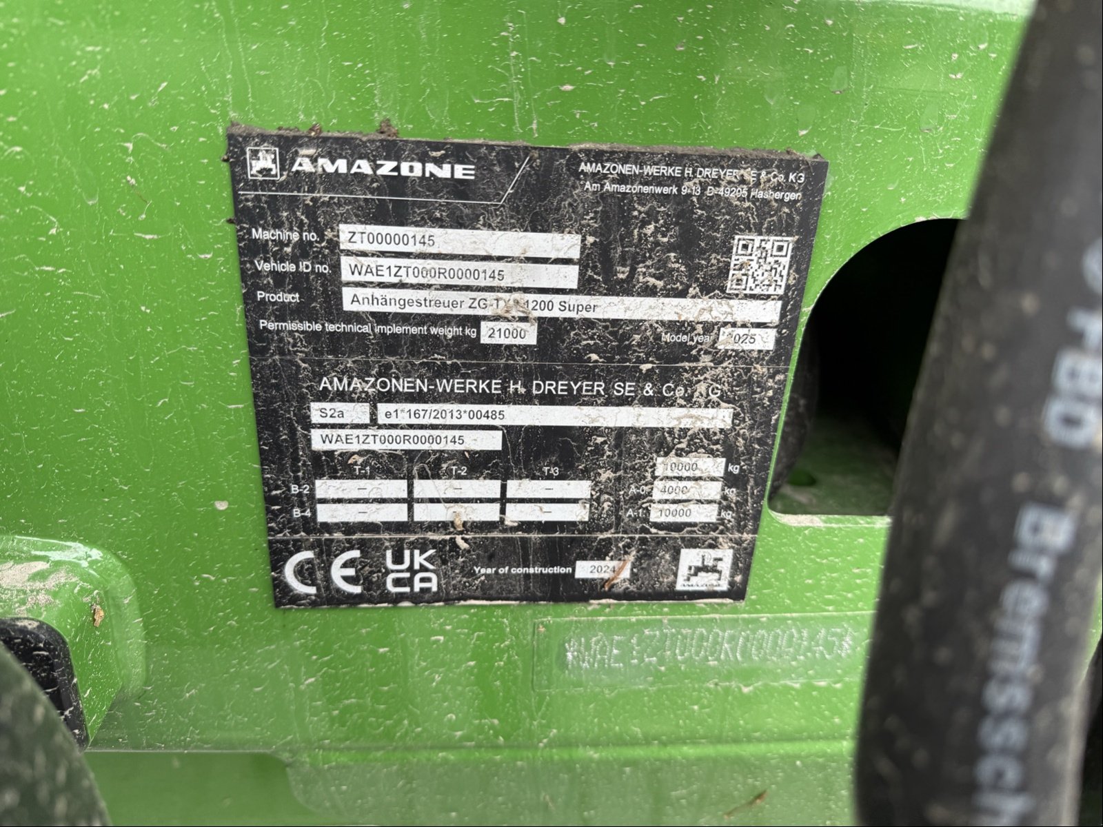 Düngerstreuer typu Amazone ZG-TX 11200Super, Gebrauchtmaschine w Bad Oldesloe (Zdjęcie 5)