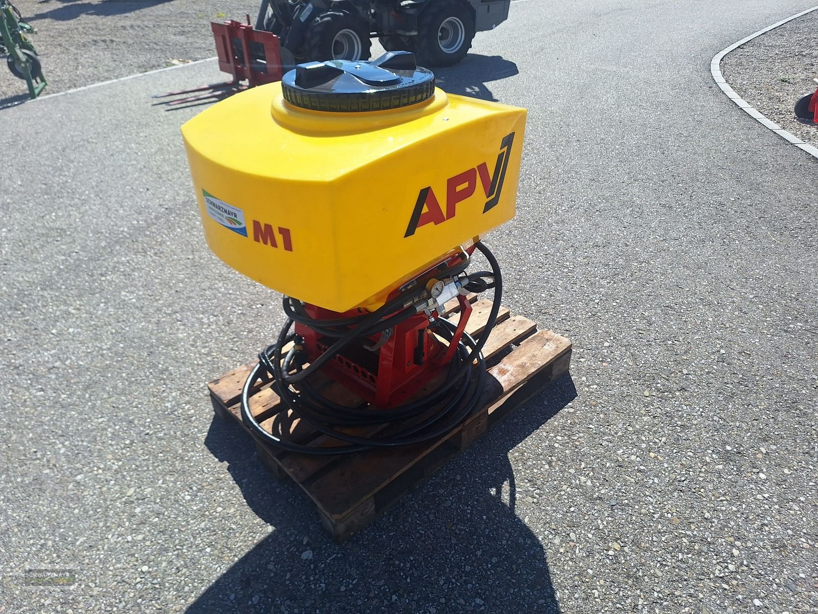 Düngerstreuer типа APV PS 300 M1 mit hydraulisch angetribenem Gebläse, Gebrauchtmaschine в Gampern (Фотография 7)