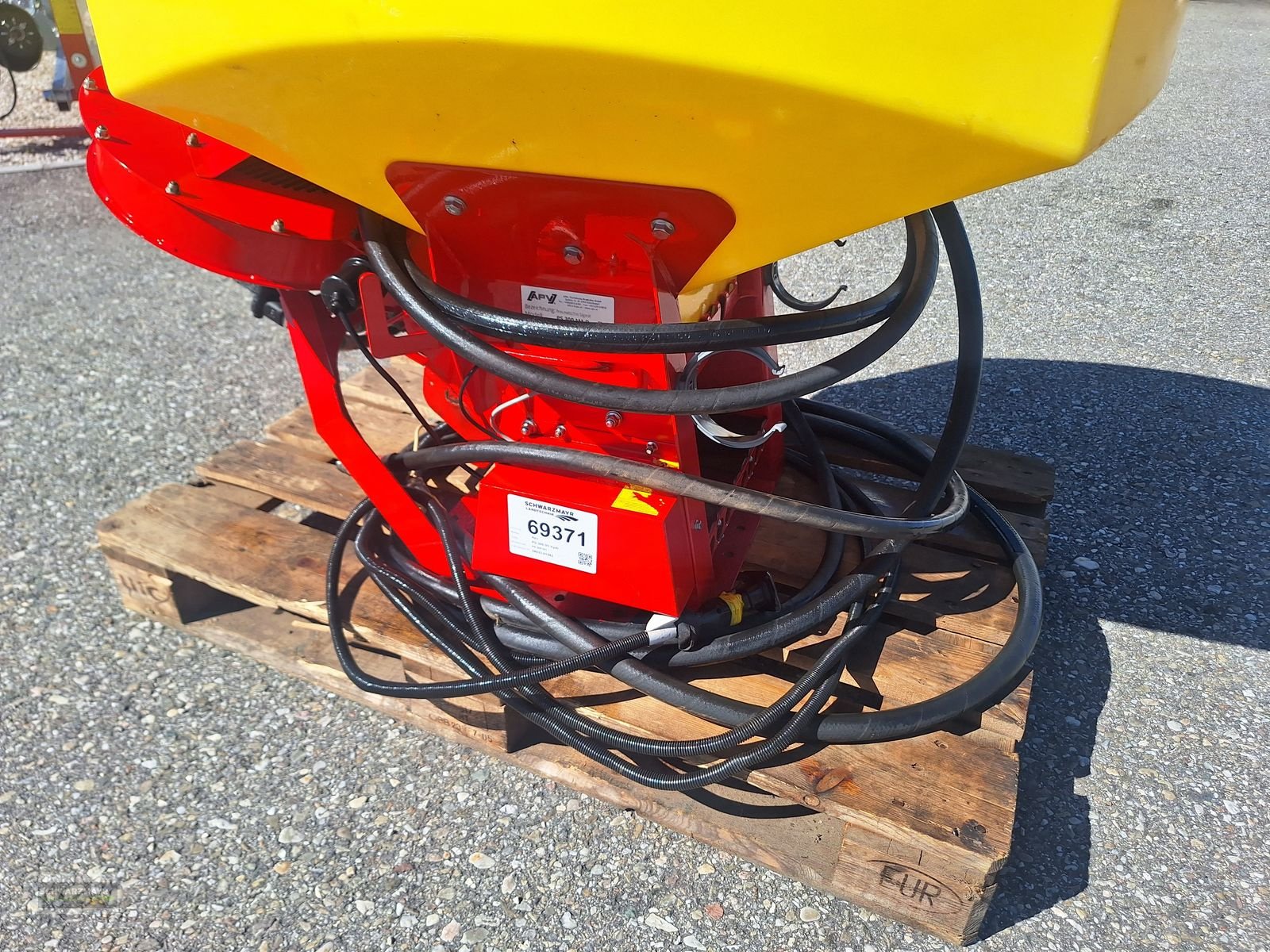 Düngerstreuer типа APV PS 300 M1 mit hydraulisch angetribenem Gebläse, Gebrauchtmaschine в Gampern (Фотография 10)