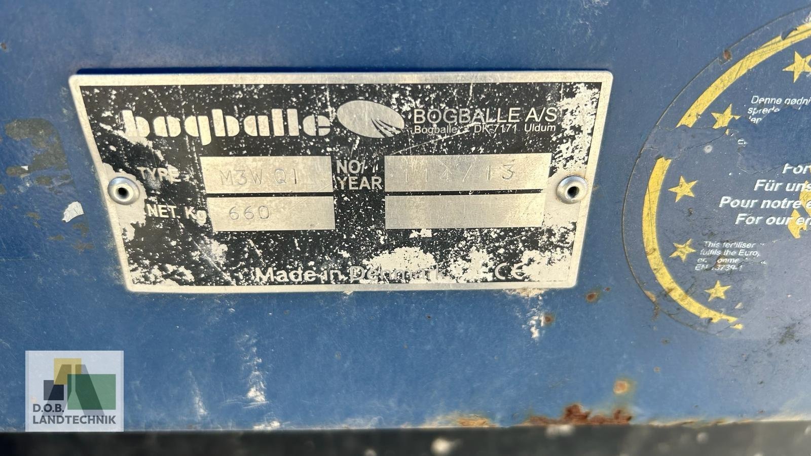 Düngerstreuer of the type Bogballe M3 W Q, Gebrauchtmaschine in Regensburg (Picture 9)