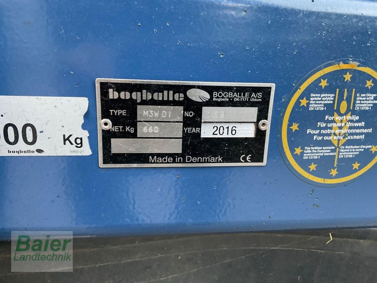 Düngerstreuer typu Bogballe M3W ISOBUS, Gebrauchtmaschine v OBERNDORF-HOCHMOESSINGEN (Obrázek 6)