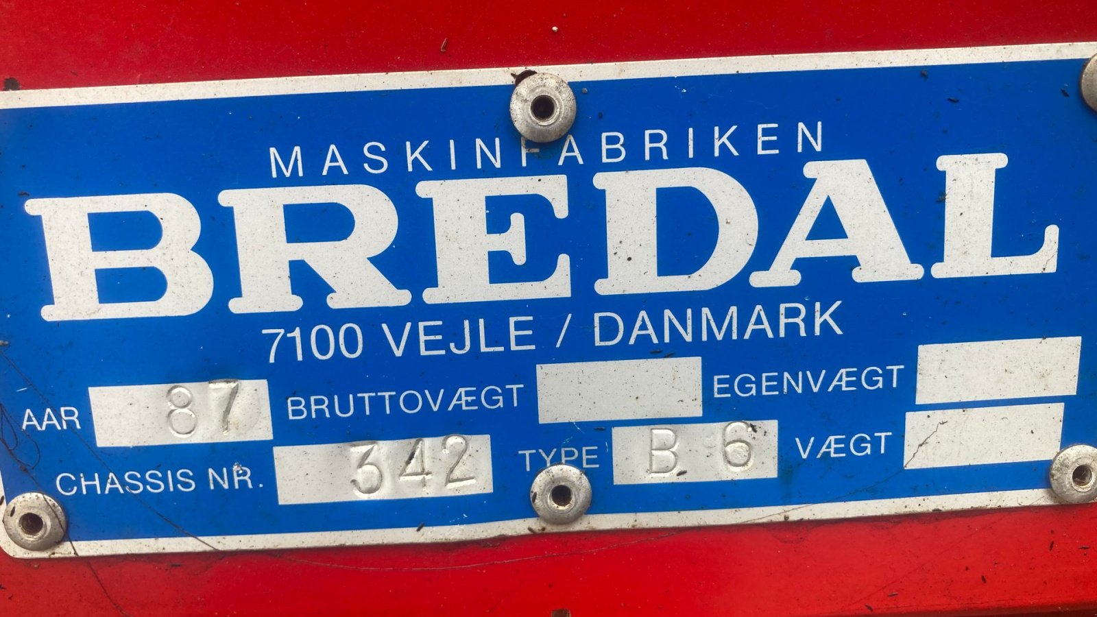 Düngerstreuer tip Bredal B 6, Gebrauchtmaschine in Store Heddinge (Poză 6)
