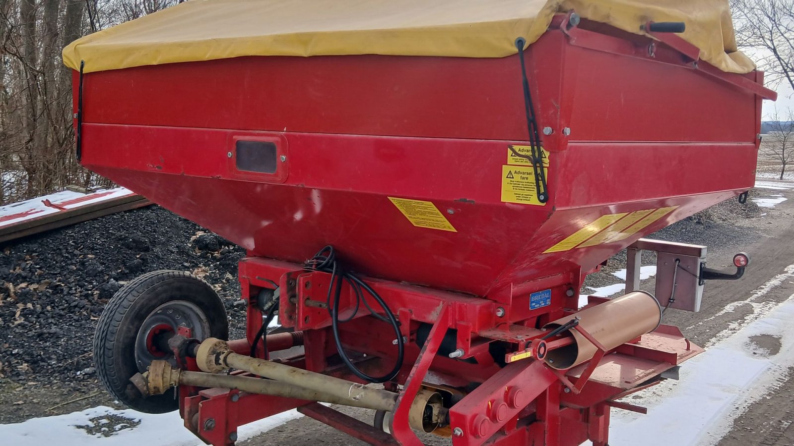 Düngerstreuer του τύπου Bredal B2 Med overbygning og presenning, Gebrauchtmaschine σε Varde (Φωτογραφία 1)