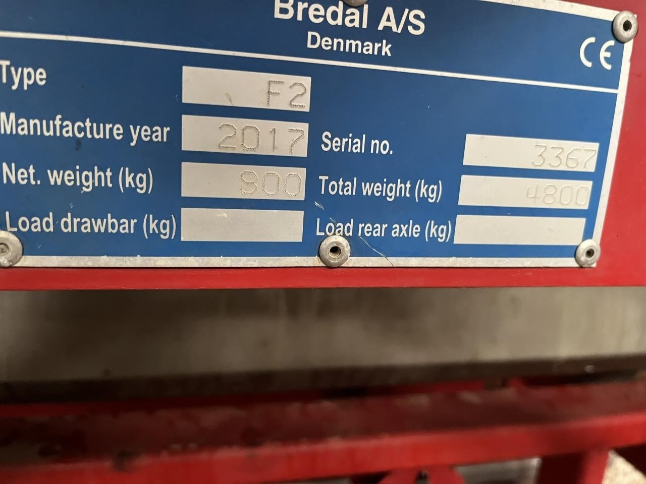 Düngerstreuer tipa Bredal F2, Gebrauchtmaschine u Skjern (Slika 7)