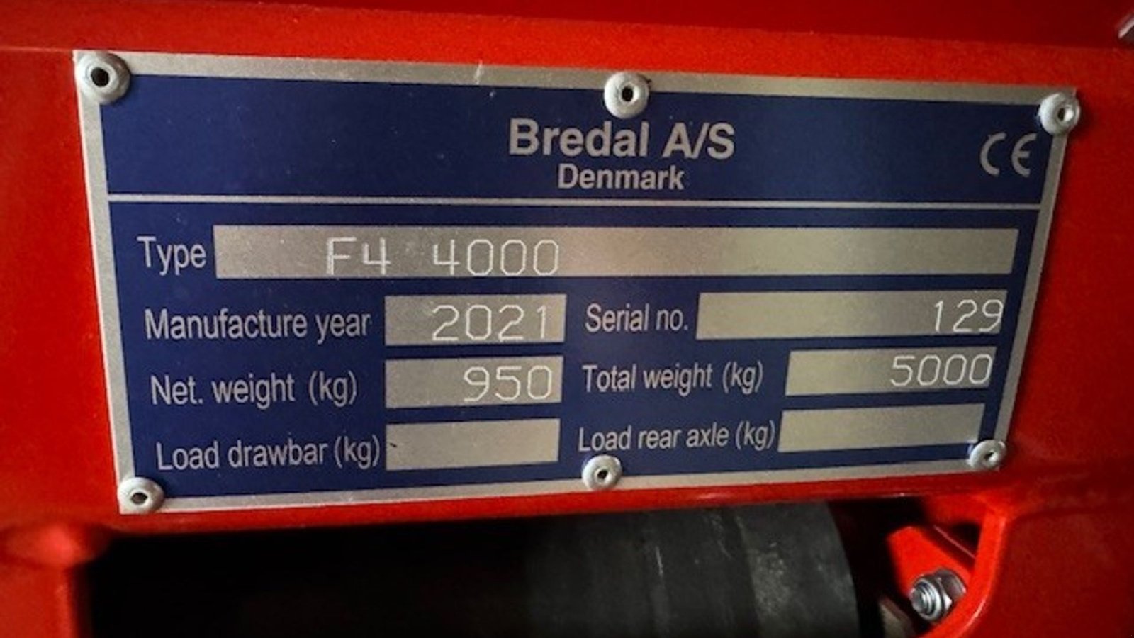 Düngerstreuer tip Bredal F4 4000 ISOBUS Bredal F4, Gebrauchtmaschine in Sakskøbing (Poză 4)