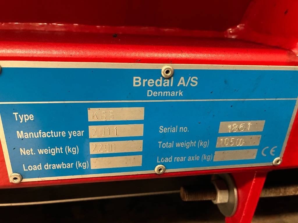 Düngerstreuer типа Bredal K 65, Gebrauchtmaschine в Hinnerup (Фотография 8)