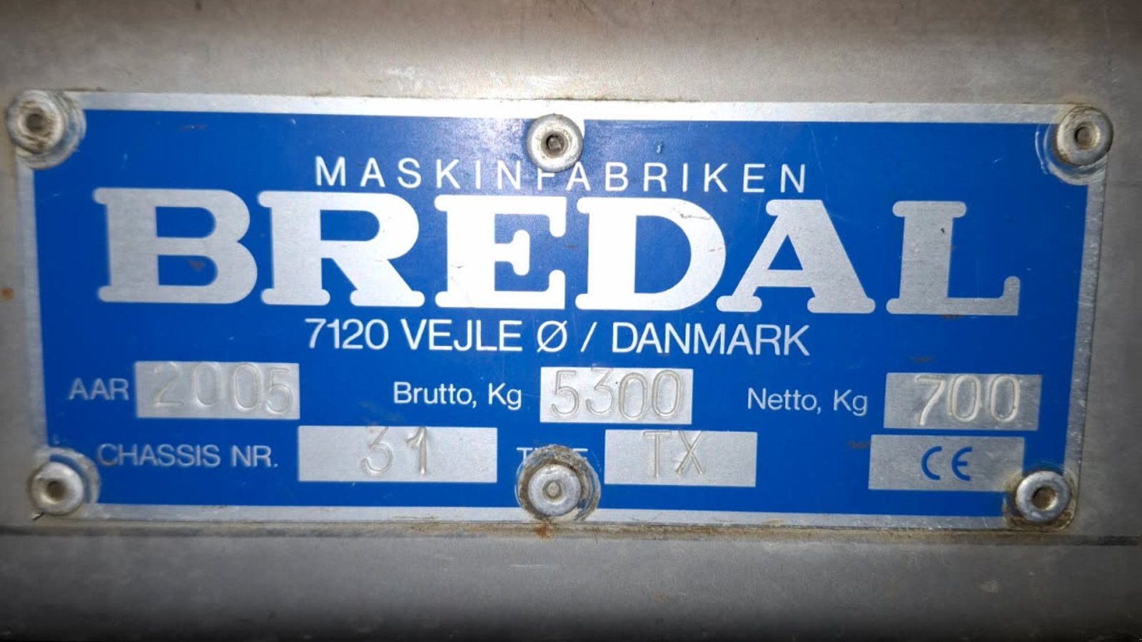 Düngerstreuer a típus Bredal TX 3000, Gebrauchtmaschine ekkor: Løgstør (Kép 5)