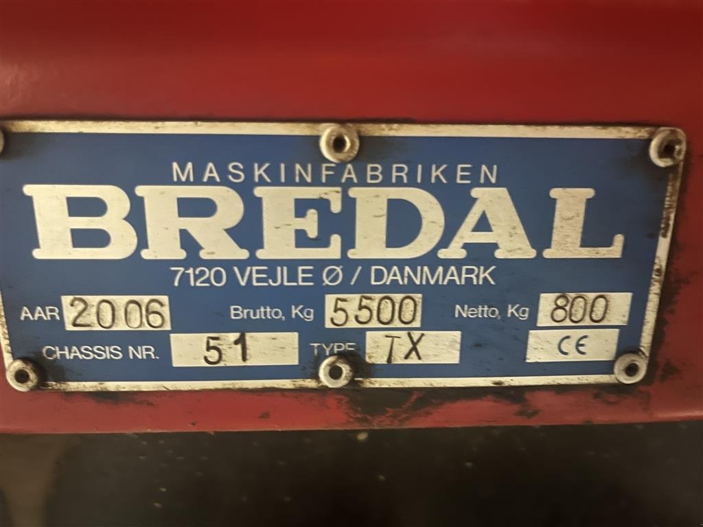 Düngerstreuer типа Bredal TX2500, Gebrauchtmaschine в Brørup (Фотография 7)