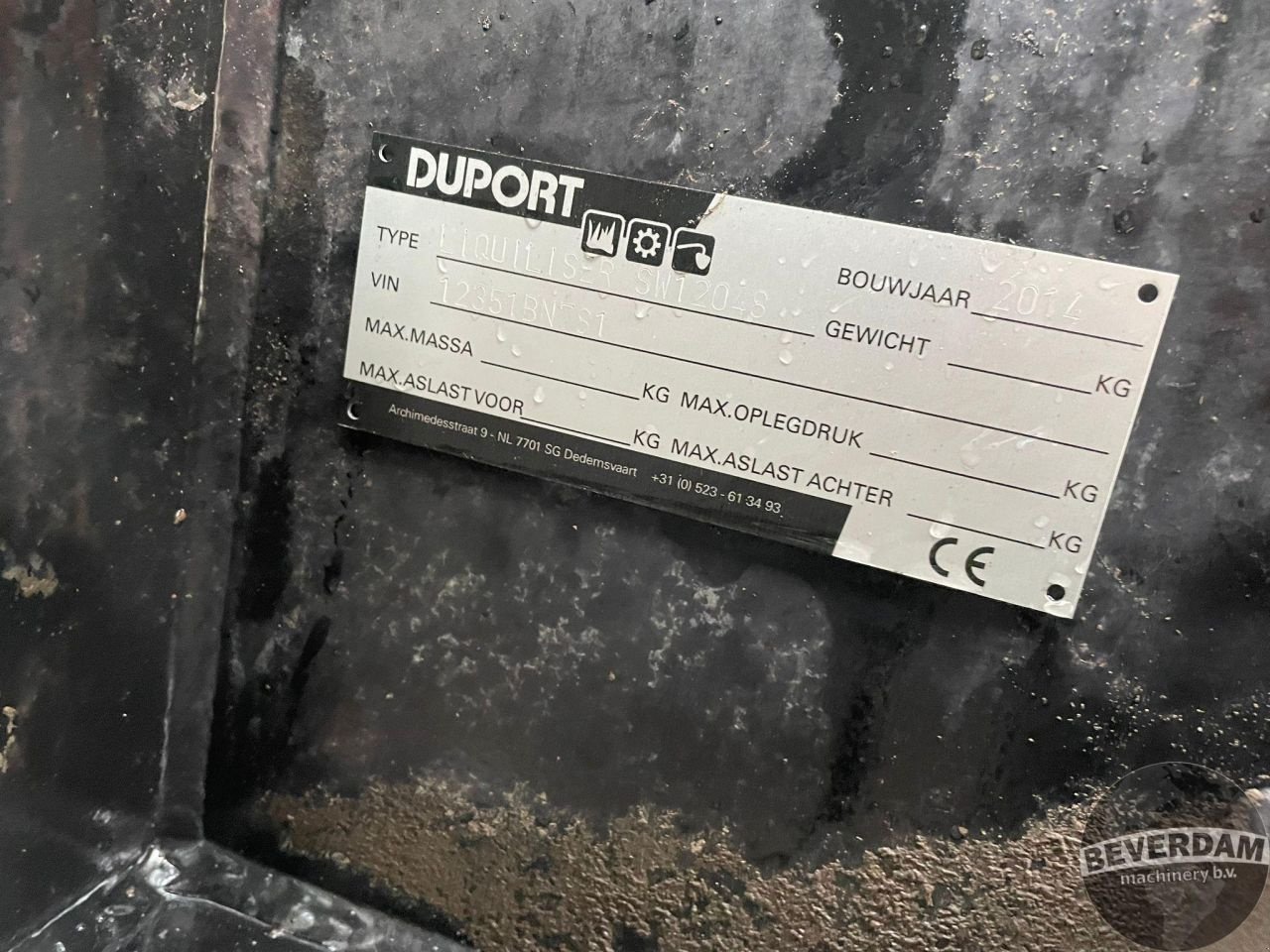 Düngerstreuer typu Duport Liquiliser SW12048, Gebrauchtmaschine v Vriezenveen (Obrázek 11)