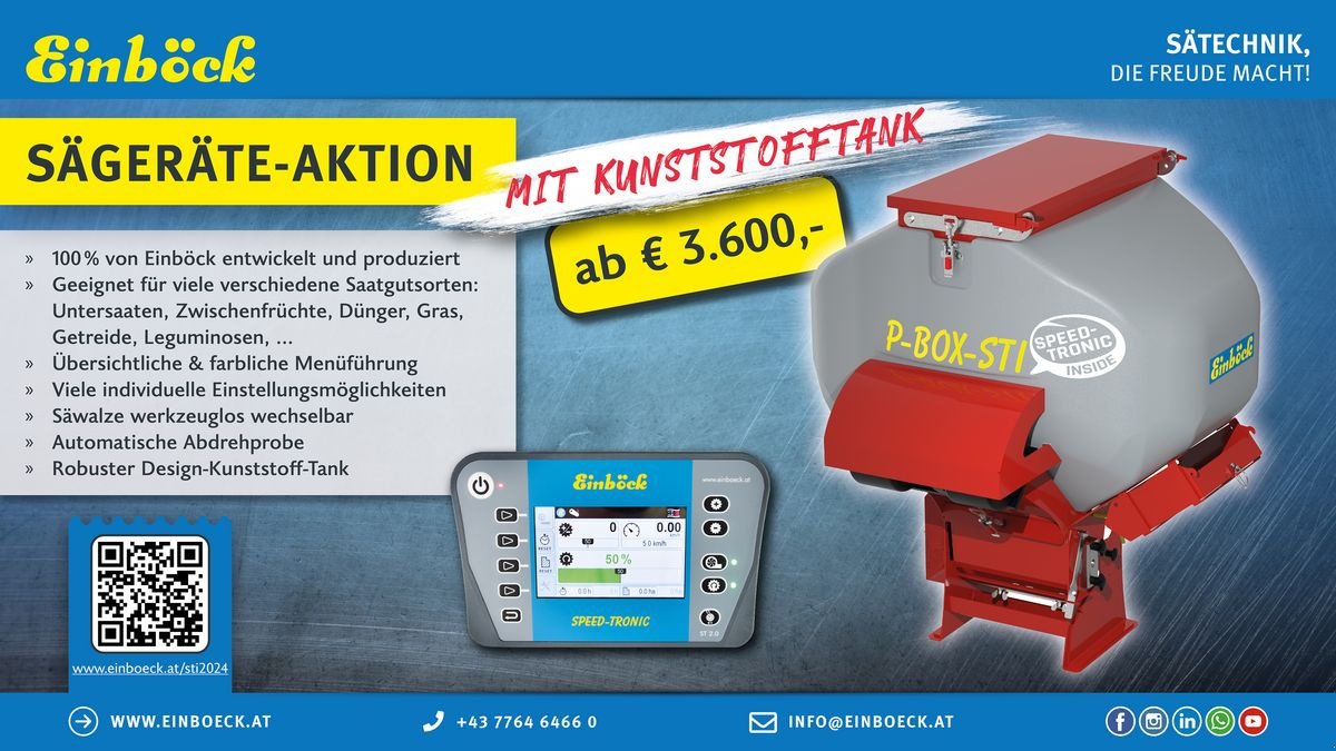 Düngerstreuer a típus Einböck P-Box STI-600, Neumaschine ekkor: Starrein (Kép 1)