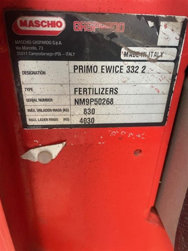 Düngerstreuer типа Gaspardo PRIMO EWH ISOTRONIC HAR KUN KØRT I 2023, Gebrauchtmaschine в Bredebo (Фотография 5)