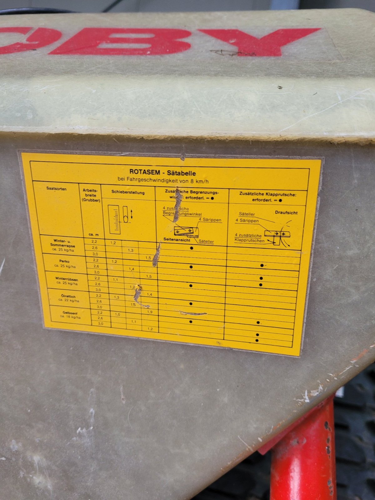 Düngerstreuer of the type Jacoby Zwischenfruchtstreuer, Gebrauchtmaschine in Bühl (Picture 2)