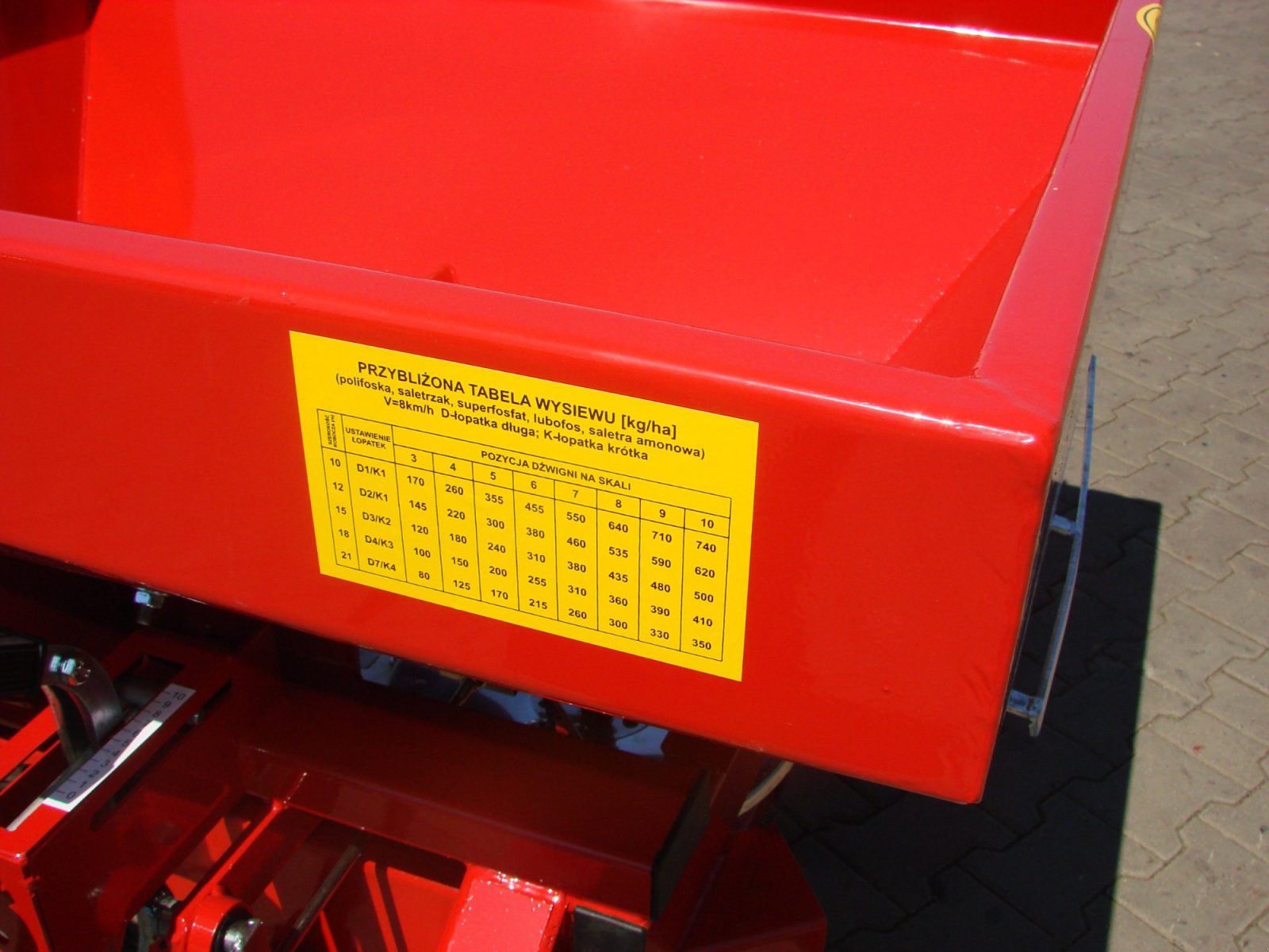 Düngerstreuer del tipo Jar-Met Düngerstreuer 800 kg / Fertilizer spreader, Neumaschine In Michałowo (Immagine 12)