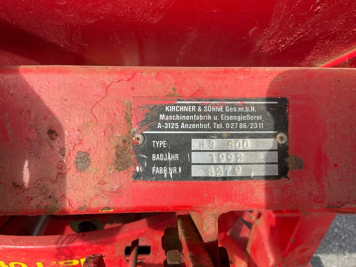 Düngerstreuer typu Kirchner HS 500, Gebrauchtmaschine v Zwettl (Obrázek 8)