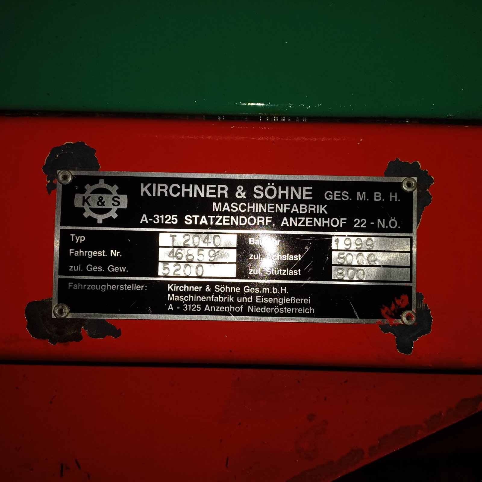 Düngerstreuer типа Kirchner T 2040, Gebrauchtmaschine в Ramsau am Dachstein (Фотография 3)