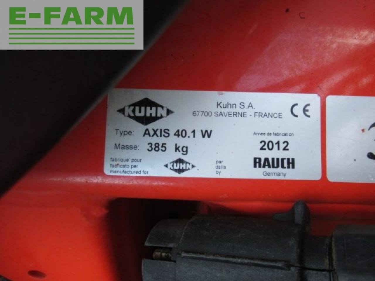 Düngerstreuer des Typs Kuhn 40.1 fertiliser spreader, Gebrauchtmaschine in DEVIZES (Bild 11)